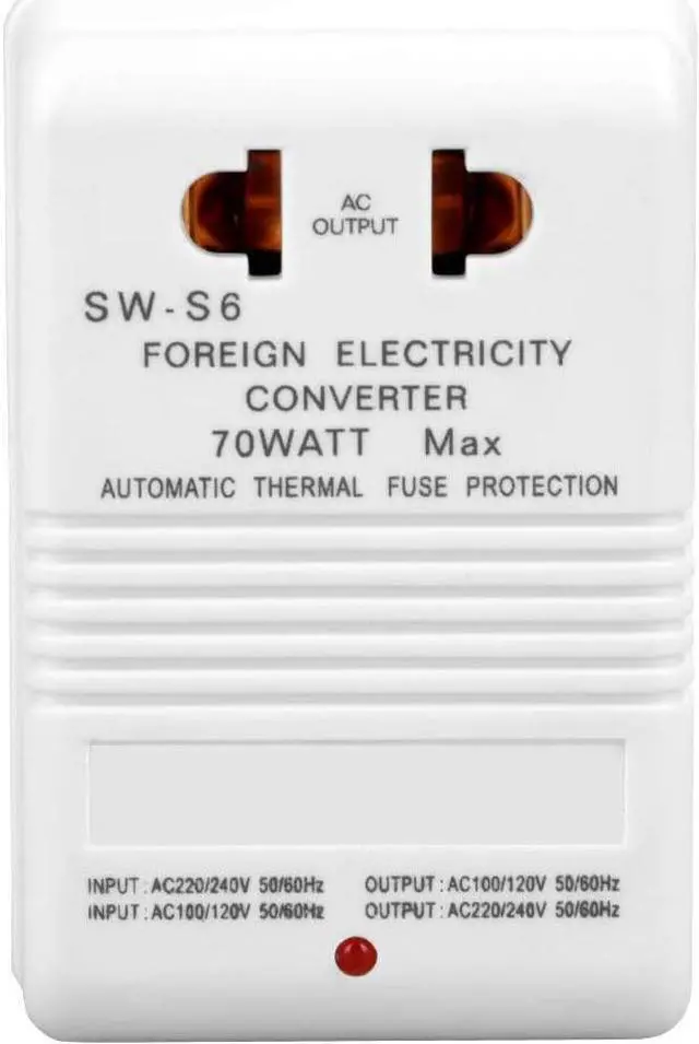 Main image of Voltage Converter 70W 110V/120V to 220V/240V Step-Up&Down Voltage Converter Transformer for Travel