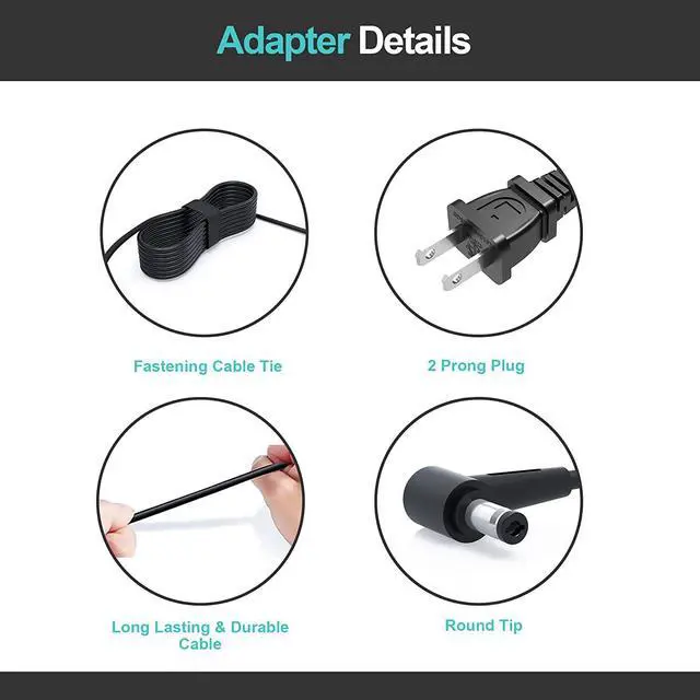 Alt view image 4 of 7 - 45W AC Charger Compatible with Toshiba Portege Z30 A30 R30, Dynabook Tecra C40 C50 C40-D Z40 Z40-C Z40t-C Z40-B A40 A40-D A40-C A50 A50-F Laptop Adapter Power Supply Cord