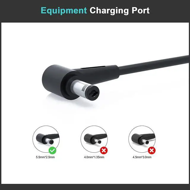 Alt view image 2 of 7 - 45W AC Charger Compatible with Toshiba Portege Z30 A30 R30, Dynabook Tecra C40 C50 C40-D Z40 Z40-C Z40t-C Z40-B A40 A40-D A40-C A50 A50-F Laptop Adapter Power Supply Cord