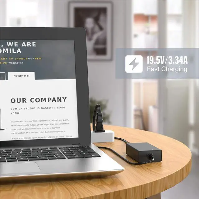 Alt view image 7 of 7 - 65W Laptop Charger for HP Stream 11 13 14 (All Models), Probook 430 440 450 455 470 640, Elitebook 745 820 830 840 850 Chromebook, Pavillion, Envy, Spectre and More Hp AC Adapter Power Supply