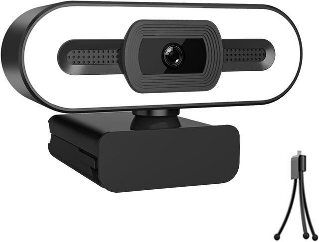 Alt view image 2 of 7 - Goaic L31 Streaming 1080P Wide Angle Webcam with Adjustable Ring Light autofocus AF Web Camera for Google Meet Xbox Gamer Facebook YouTube Streamer