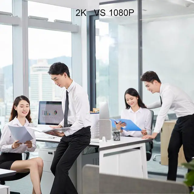 Alt view image 6 of 7 - Goaic 2K AutoFocus HD Webcam with Dual Microphone, Speaker & Privacy Cover, USB Web Camera with Wide Angle for Laptop Streaming, Video Conferencing, Recording, Teaching, Online Learning and Gaming