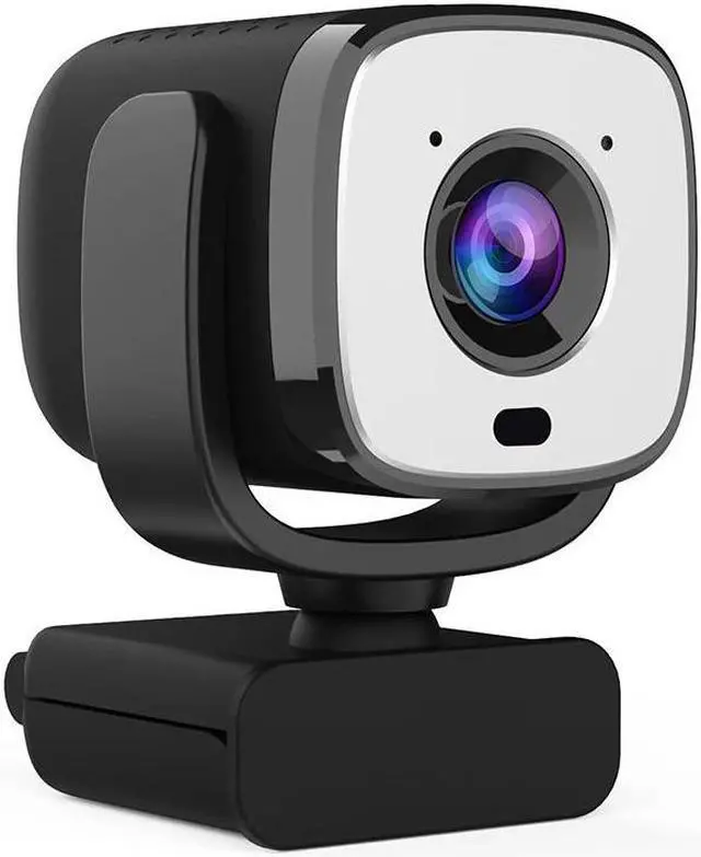 Alt view image 3 of 4 - Goaic 4K Webcam 3840P 30FPS Web Camera AI Auto Face Tracking Living Stream Camera with Microphone Remote Control for Tiktok Zoom (Black)