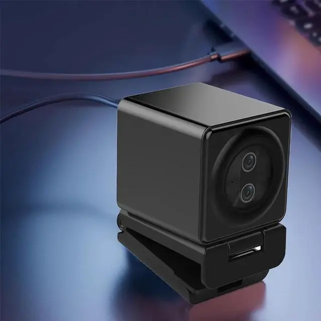Alt view image 5 of 5 - Goaic 12MP 4K Webcam 30fps-60fps Dual Lens USB Webcam with Microphone Auto focus Living Stream Camera 20X Zoom For Youtube (Black)