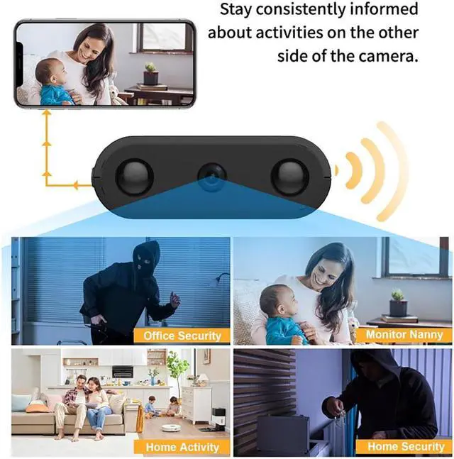 Alt view image 5 of 6 - Full HD 1080P Mini Wifi Camera XD-F Night Vision Motion Detection Security Camcorder DV Sensor Pixels Video Recorder