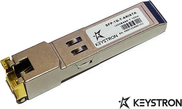 Main image of SFP-1G-T Arista Compatible SFP 1000base-T Transceiver SFP-RJ45 XVR-00007-02