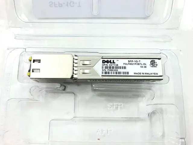 Main image of DELL FCLF8521P2BTL-DL 1.25gbe Rj-45 Sfp Transceiver.