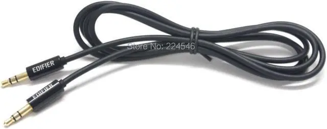 Main image of CABLE AUX Male to Male cable 3.5mm Audio Stereo for Edifier Smartphone Tablet Home Car Speaker System
