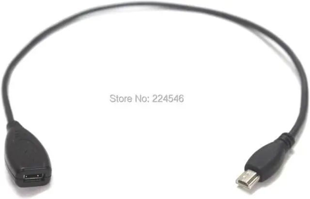 Main image of USB Mini-A HOST Extension Cable Mini-A to Mini-B Cable for PDA smartphones
