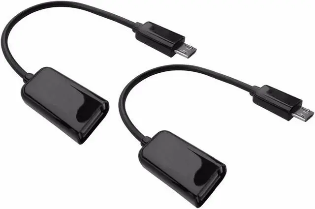 Main image of USB 2.0 A Female to Micro 5 Pin B Male Adapter Cable / Male Micro USB to Female USB Host Mode OTG Cable For Phones and Tablets