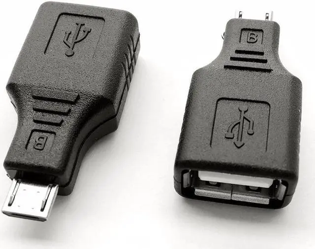 Main image of 2pcs/lot  USB 2.0 Micro USB Male to USB Female Host OTG Adapter for Adroid mobile phones or smart tablets