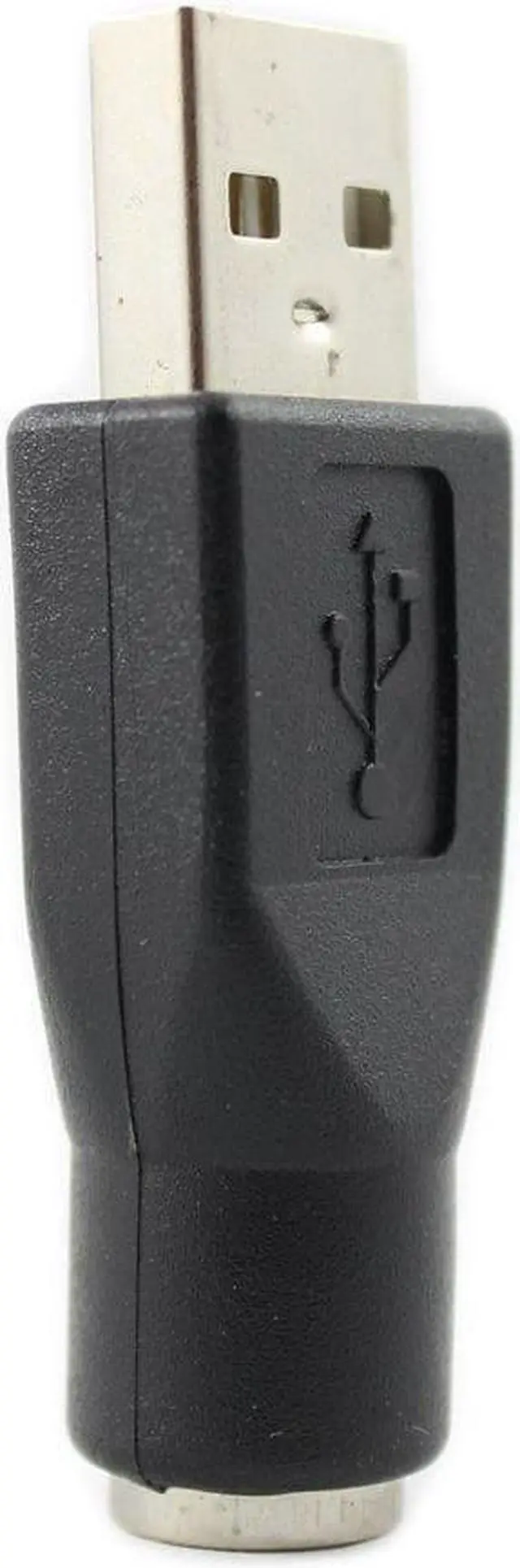 Main image of PS/2 Female to USB Male Passive-Adapter-Replacement PS/2 Keyboard to USB Adapter - M/F (BLACK) -NOT A SIGNAL CONVERTER