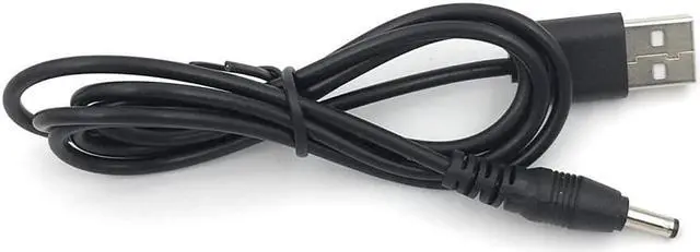 Main image of dc3.5*1.35mm Replacement USB Charging Cable for Fairywill/KIPOZI/Dnsly/Sboly Sonic Electric Toothbrush  3 Feet (1 Meter) (Black)