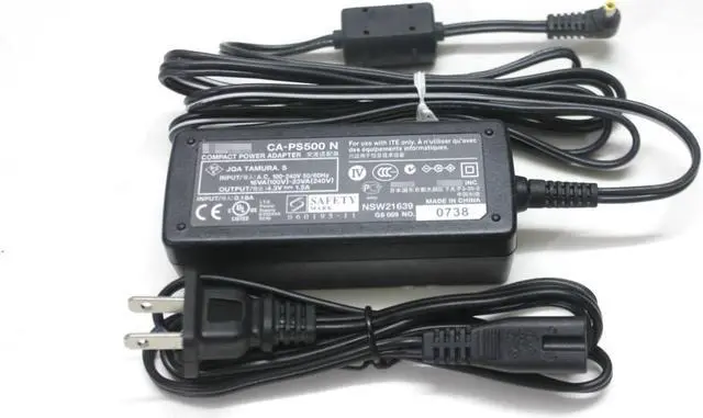 Main image of AC Adapter Power Supply 4.3V 1.5A CA-PS500 N For Canon S2 S3 SX10 SX20 MV6i DV5 Elura 70
