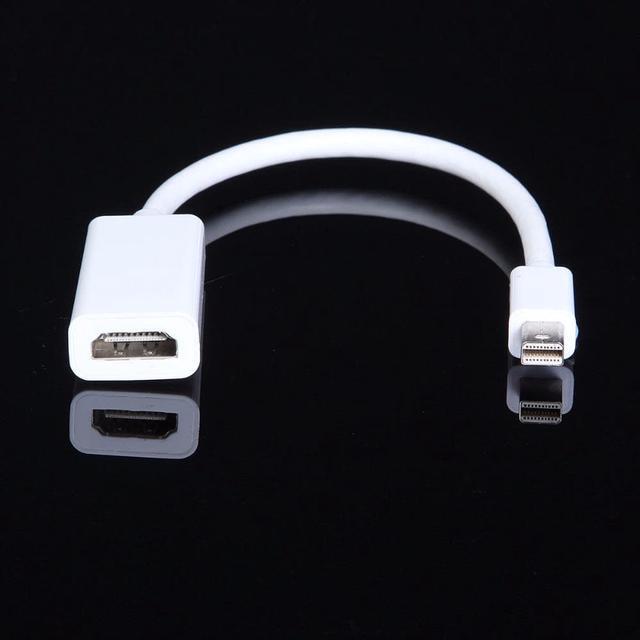Main image of Mini Display Port Thunderbolt Male Plug to  HDMI-compatible Female Adapter