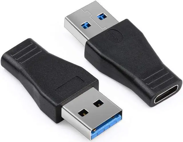 Main image of 2pcs USB 3.0 Male to Type C Female Adapter Type A to C USB 3.0 Male to 3.1 Female Adapter Converter Support Data Sync & Charging