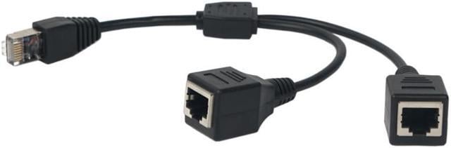 ethernet port reverse y splitter rj45