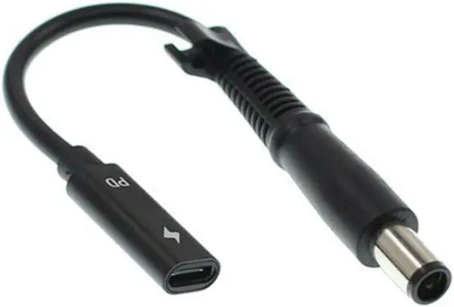 Main image of Fast charging cable USB C TYPE C female to 7.4x5.0x0.6mm  PD 65W for 2133 Mini-Note series laptop cable