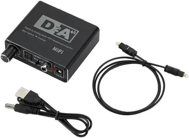 Main image of OIAGLH Portable Hifi DAC Amp Digital To Analog Audio Converter RCA 3.5mm Headphone Amplifier Toslink Optical Coaxial Output dac 24bit