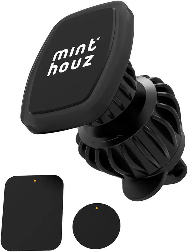 Alt view image 2 of 7 - Phone Holder for Car- Minthouz Magnetic Car Phone Mount, Car Phone Holder Mount, Universal Magnetic Car Phone Holder, Upgraded Clip, 6 Strong Magnets, Case Friendly for Smartphones & Tablets