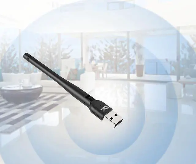 Alt view image 3 of 6 - AC600 Dual Band USB WiFi Adapter, USB Network Adapter WiFi Dongle, WiFi Adapter for Laptop Desktop PC, Support Windows 10/8/7 /XP/Vista/Mac OS 10.7-10.14