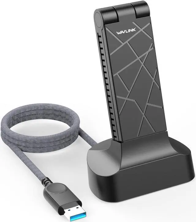 Alt view image 6 of 7 - USB 3.0 WiFi Adapter AC1900Mbps, USB Wireless Network Adapter 3dBi Antennas Wi-Fi Dongle for Laptop Desktop PC Compatible with Windows 10/7/8/8.1/XP Mac OS X 10.6-10.15.4
