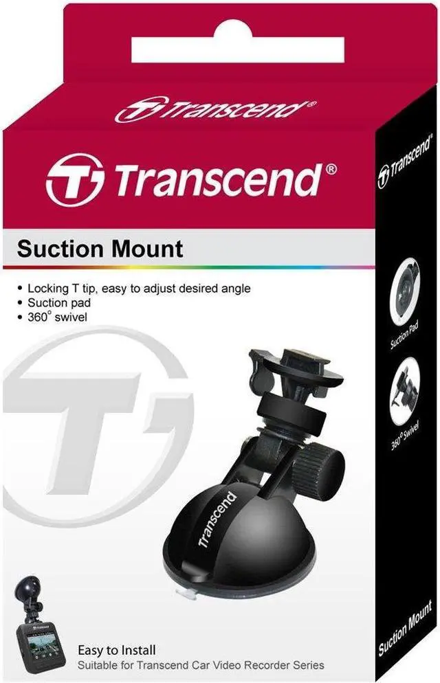Alt view image 13 of 16 - Transcend Suction Mount for DrivePro Car Dashboard Cameras
