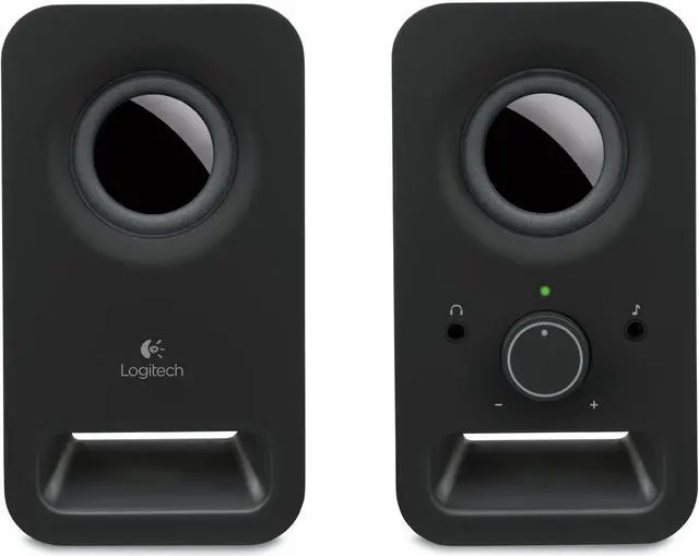 Alt view image 4 of 7 - Logitech Surround Sound Speakers Z150 Midnight Black MacBook/Laptop System