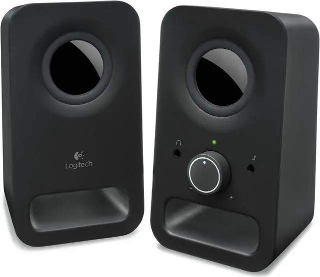 Alt view image 6 of 7 - Logitech Surround Sound Speakers Z150 Midnight Black MacBook/Laptop System