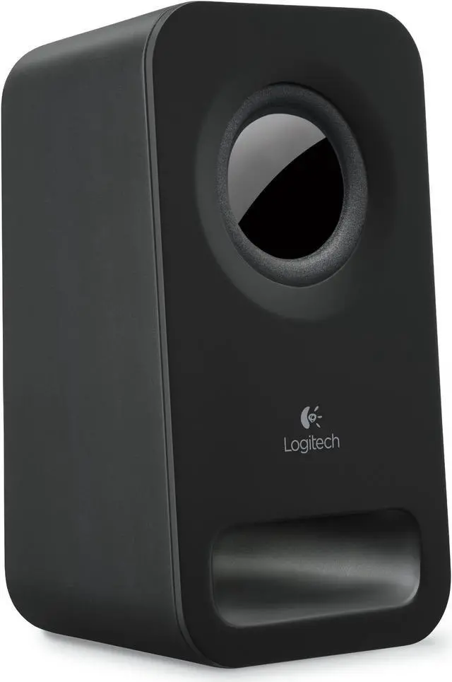 Alt view image 5 of 7 - Logitech Surround Sound Speakers Z150 Midnight Black MacBook/Laptop System