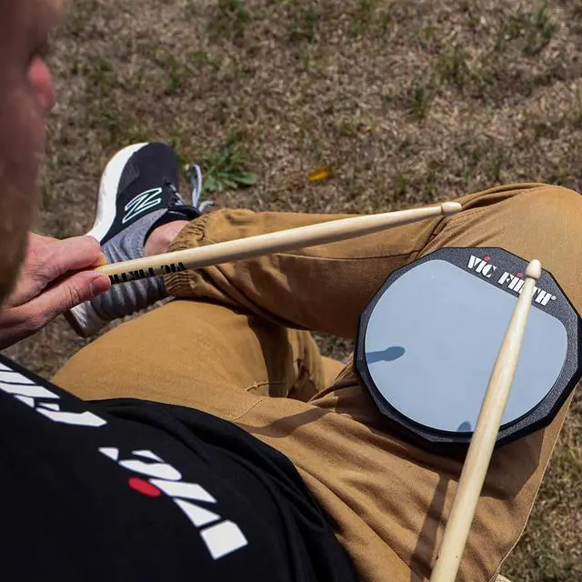 Alt view image 9 of 9 - Vic Firth Practice Pad 6" Soft Rubber