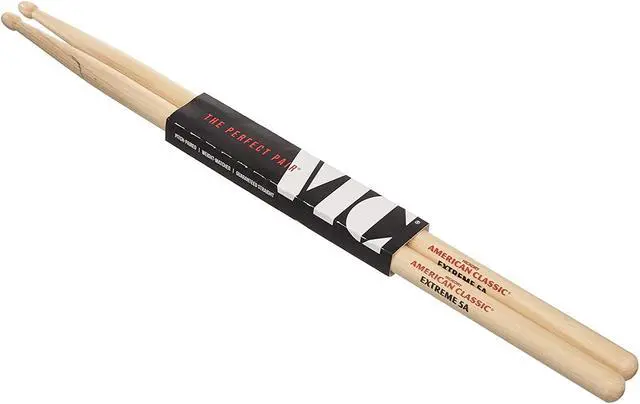Alt view image 6 of 19 - Vic Firth Extreme 5A American ClassicÃƒâ€šÃ‚Â® Hickory Drumsticks