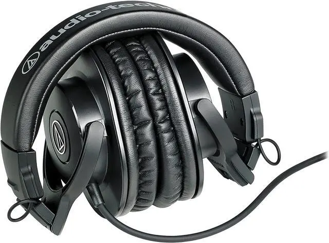 Alt view image 17 of 20 - Audio Technica ATH-M30X Closed-Back Monitoring Headphones