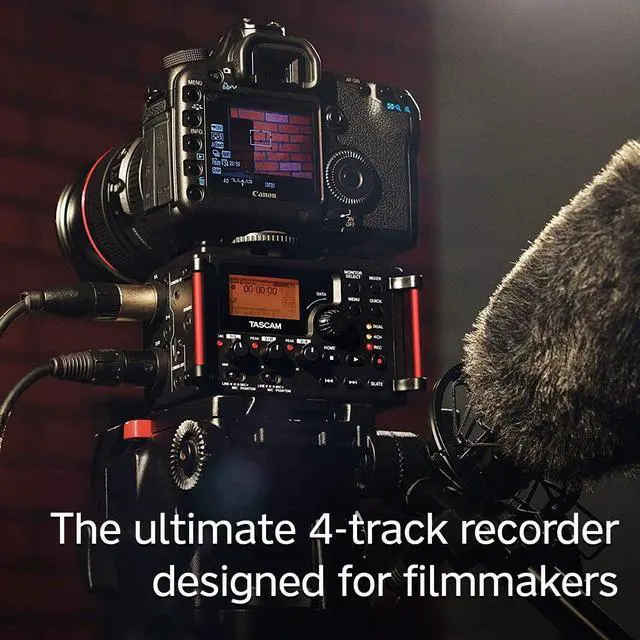 Alt view image 18 of 20 - Tascam DR-60D MKII Portable Recorder for DSLR #DR-60DMKII