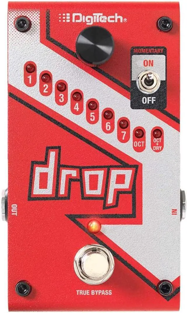 Alt view image 14 of 20 - Digitech Drop Polyphonic Drop Tune Pitch Shifter pedal