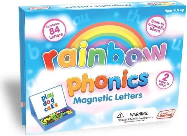 Alt view image 8 of 14 - JUNIOR LEARNING Rainbow Phonics Magnetic Letters 194