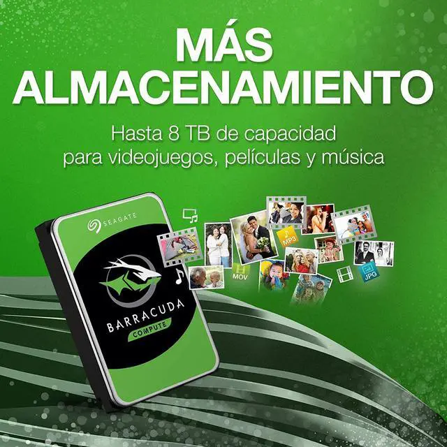 Alt view image 9 of 9 - Seagate Barracuda ST4000DM004 Internal Hard Drive 4TB (4000GB) 3.5" PC Computer Disk SATA III 6Gb/s 256MB cache