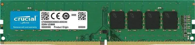 Alt view image 14 of 20 - Crucial 4GB DDR4 2400 MT/s (PC4-19200) SR x8 DIMM 288-Pin - CT4G4DFS824A