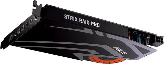 Alt view image 6 of 8 - ASUS STRIX RAID PRO ESS SABRE9006A Premier 8 Channel Audio DAC Channels 24-bit Up to 192KHz PCI Express Interface Gaming Sound Card