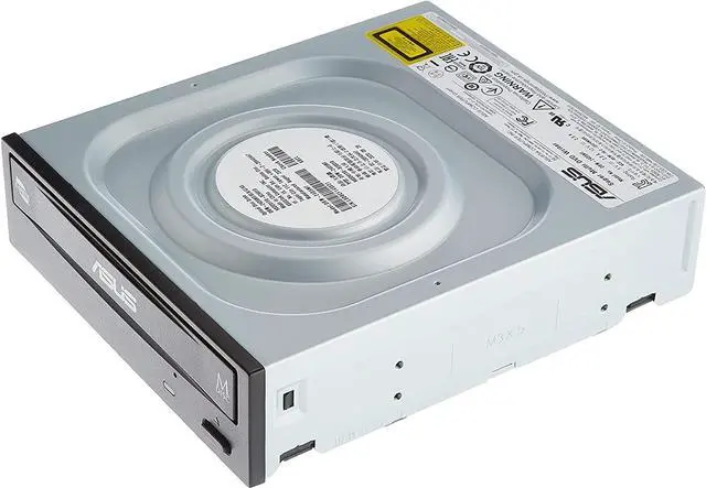 Alt view image 5 of 5 - ASUS CD/DVD Burner 24X DVD+R 8X DVD+RW 8X DVD+R DL 24X DVD-R 6X DVD-RW 16X DVD-ROM 48X CD-R 24X CD-RW 48X CD-ROM Black SATA Model DRW-24D5MT (90DD01Y0-B20010)