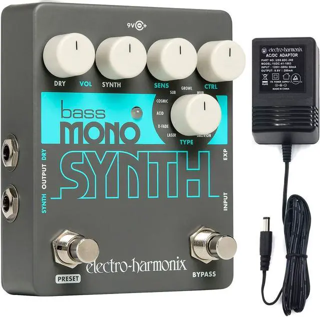Alt view image 5 of 20 - Electro-Harmonix Bass Mono Synth Bass Synthesizer Pedal