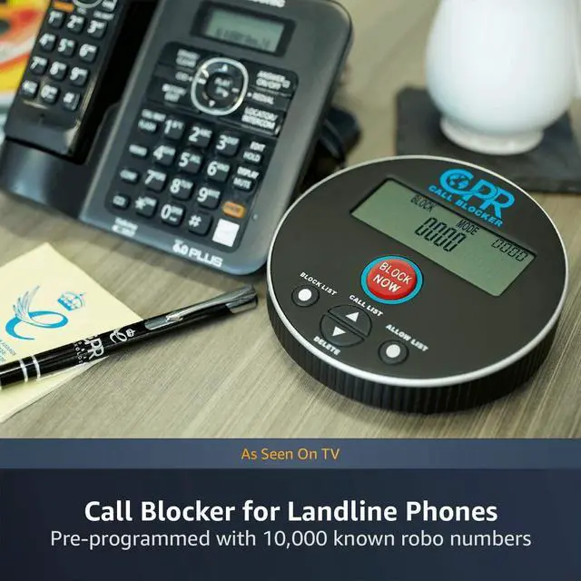 Alt view image 12 of 15 - cpr call blocker v10000  preprogrammed with 10000 scam numbers plus the ability to block a further 2000 numbers at the touch of a button. caller id service is required