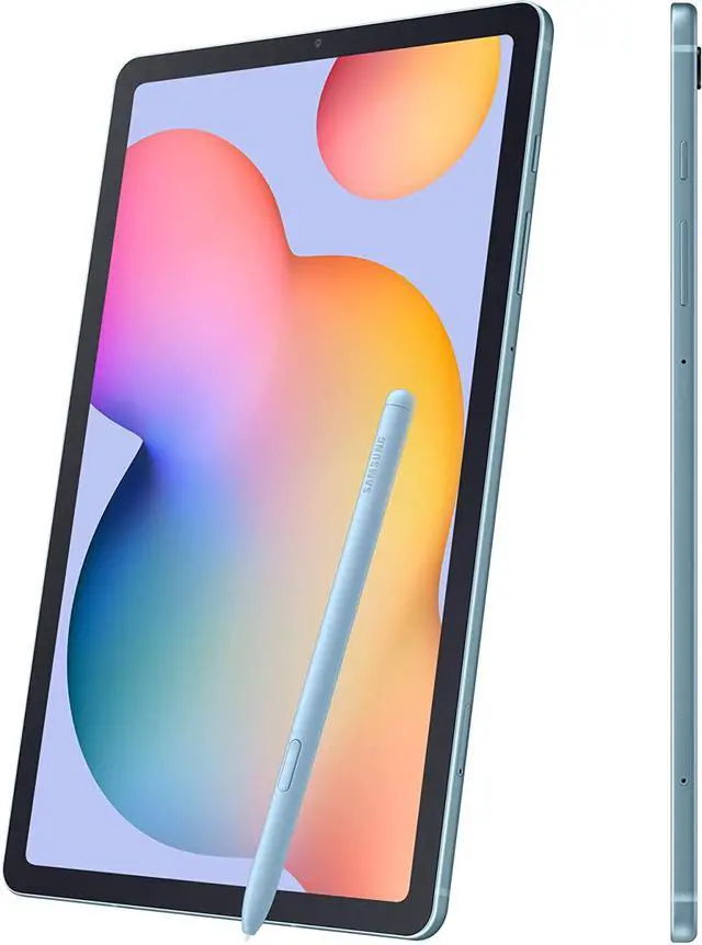 Alt view image 7 of 7 - Samsung Galaxy Tab S6 Lite 64GB ROM  + 4GB RAM 10.4" Factory Unlocked Wi-Fi Only Tablet (Angora Blue) - International Version