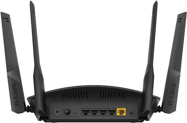Alt view image 3 of 4 - D-Link DIR-X1860 EXO AX1800 Wi-Fi 6 Router with Gigabit Ethernet Ports, MU-MIMO, Band Steering, 1024 QAM, OFDMA, Firewall, Parental Controls and Speedtest. Works with Alexa/Gooogle Assistant