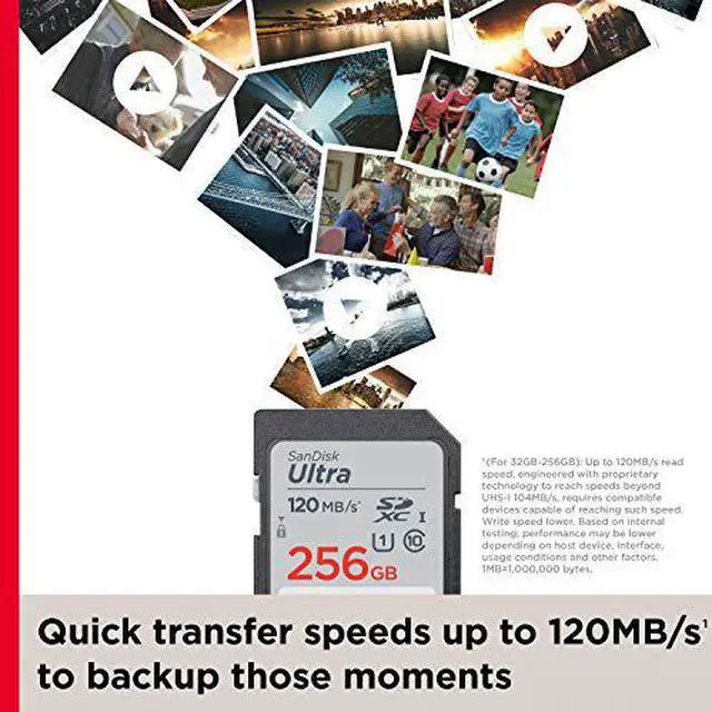 Alt view image 14 of 18 - SanDisk Ultra 64 GB UHS-I SDXC SDSDUN4064GAN6IN