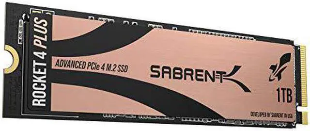 Alt view image 8 of 11 - SABRENT 1TB Rocket 4 Plus NVMe 4.0 Gen4 PCIe M.2 Internal SSD Extreme Performance Solid State Drive (SB-RKT4P-1TB)
