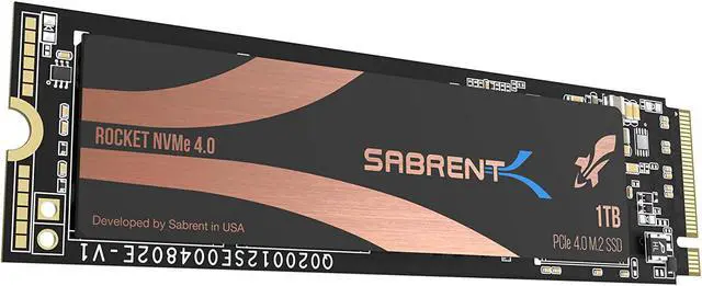 Alt view image 8 of 12 - SABRENT 1TB Rocket NVMe 4.0 Gen4 PCIe M.2 Internal SSD Extreme Performance Solid State Drive (SB-ROCKET-NVMe4-1TB)
