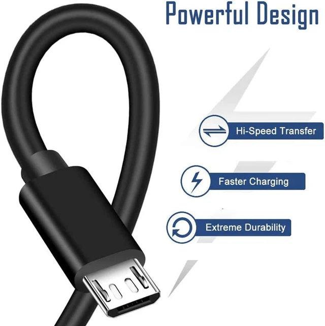 Alt view image 6 of 6 - Micro USB Cable, 1 meter Long Universal Micro USB Data Cord, High Speed Sync and Long Charger Cord Wire for Android for Samsung Galaxy S7 Edge, S7, S6 Edge,S6