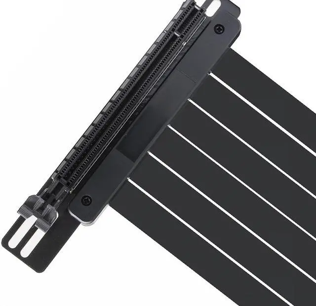 Alt view image 7 of 7 - Hipesen High Speed PCI Express Riser Card PCI-E 3.0 x 16 Riser Card Extender Ribbon Flexible Extension Cable 90 Degree for Computer Graphic Cards (20CM)