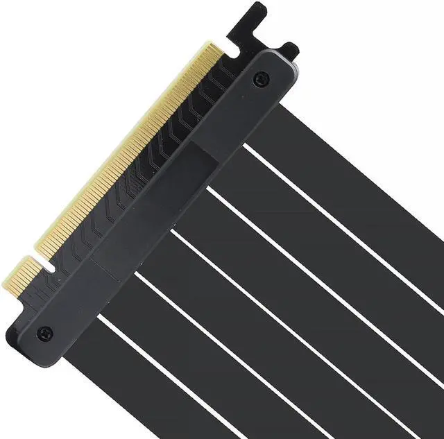 Alt view image 6 of 7 - Hipesen High Speed PCI Express Riser Card PCI-E 3.0 x 16 Riser Card Extender Ribbon Flexible Extension Cable 90 Degree for Computer Graphic Cards (20CM)
